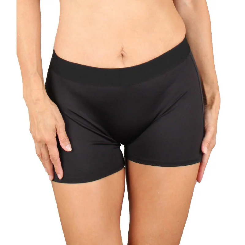 Women's Boxer Brief In Black