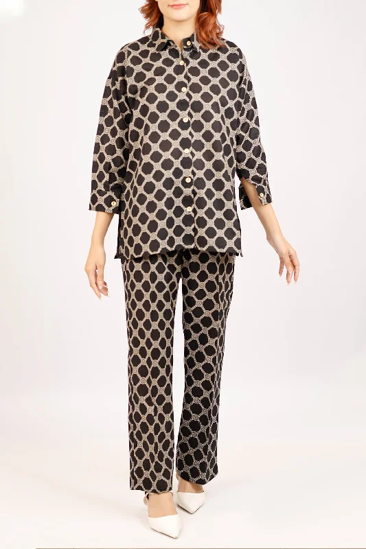 Printed Cotton Khaddar Stitched 2 Piece (Shirt/Trouser)