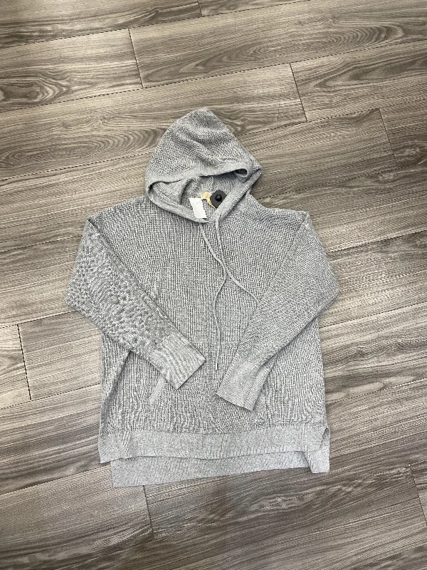 Sweatshirt Hoodie By Michael By Michael Kors In Grey, Size: L