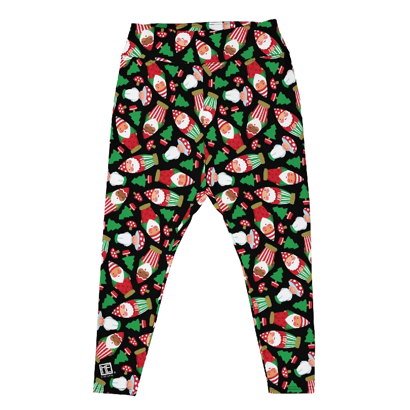 Woodland Christmas Plus Size Leggings