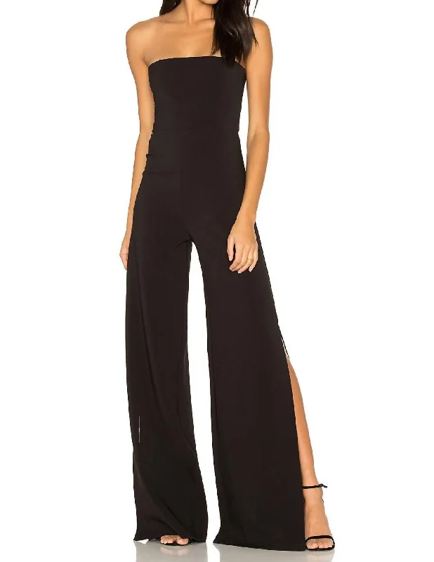 Glamour Jumpsuit In Black