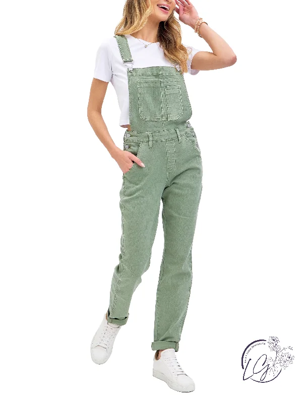 Astrid High Waisted Garment Dyed Overall by Judy Blue