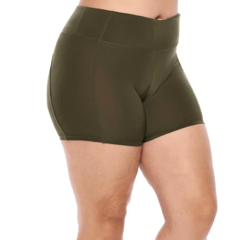 Women's Boxer Brief In Olive