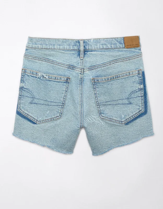 AE Strigid 4" Perfect Ripped Denim Short