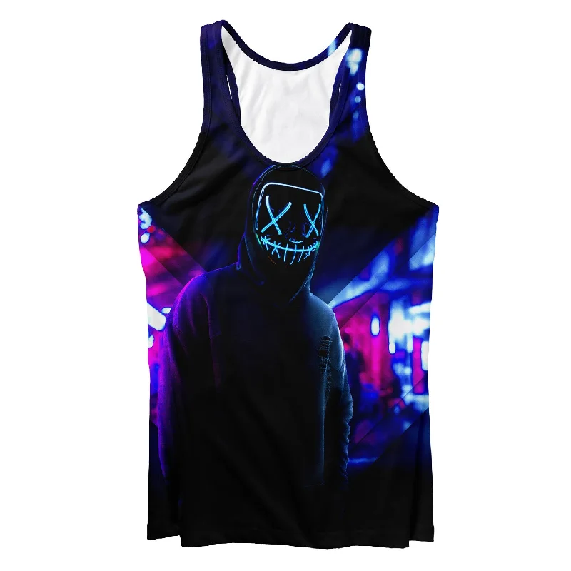 Neon Face Tank Top