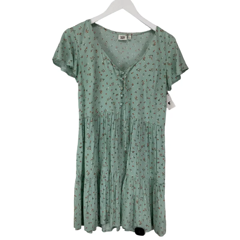 Dress Casual Short By True Craft In Teal, Size: S