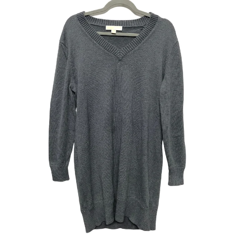 Dress Sweater By Michael By Michael Kors In Grey, Size: Xl