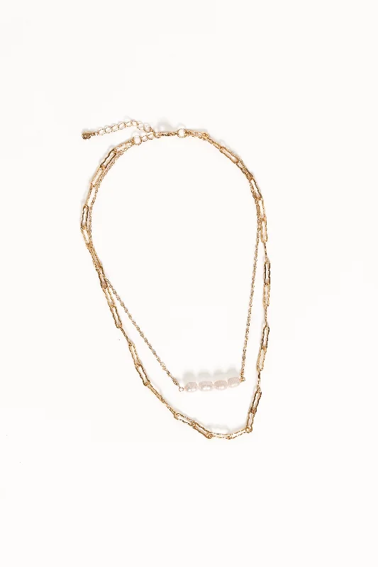 Sharon Necklace - Gold