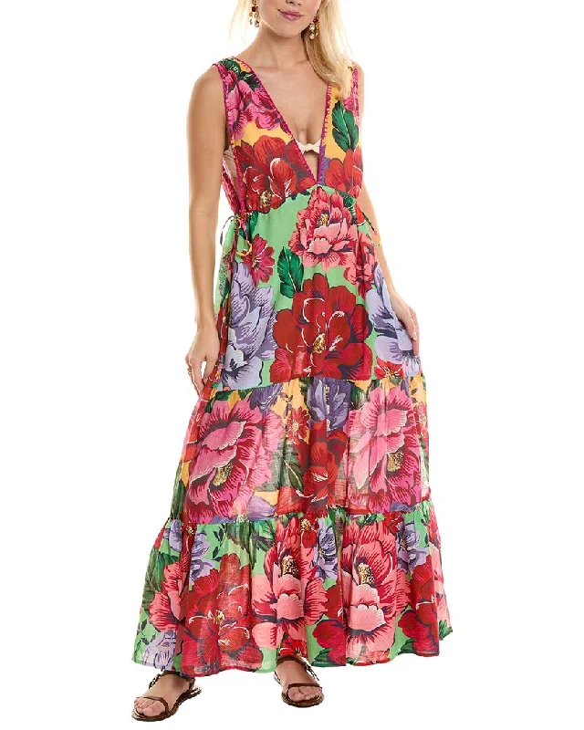 FARM Rio Tie Side Maxi Dress