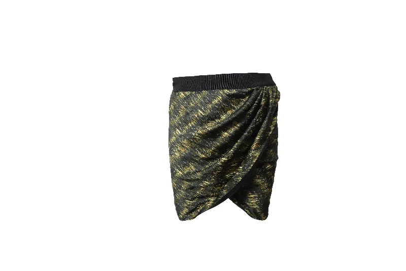 Isabel Marant Wrap-Style Skirt in Multicolor Polyester