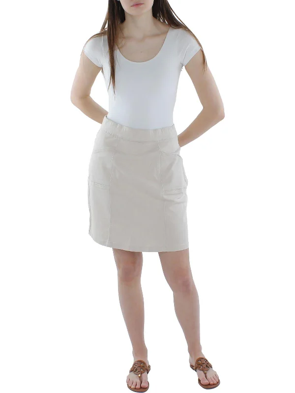 Womens Twill Pull On Skort