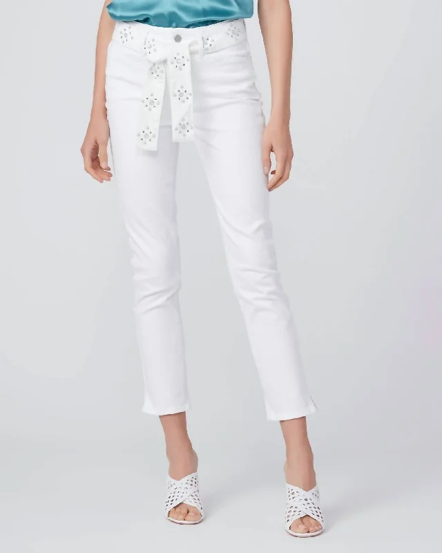 Hoxton Slim In Soft Pearl Embellished