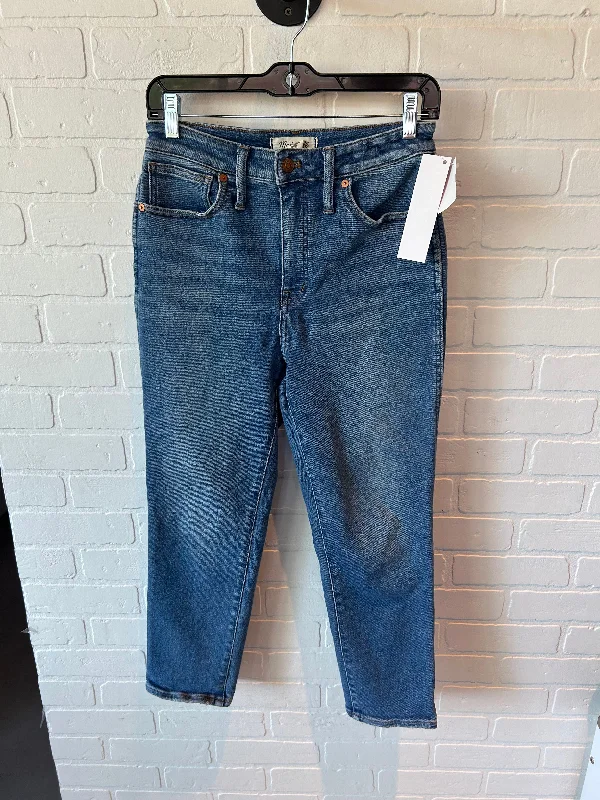 Jeans Skinny By Madewell In Blue Denim, Size: 6petite