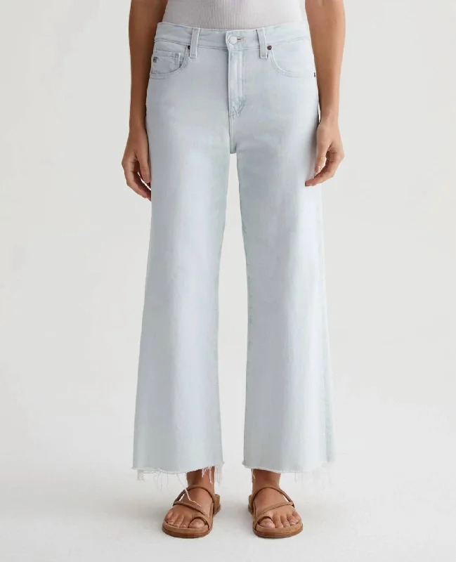 Saige Wide Leg Crop Jean In Tide Pool