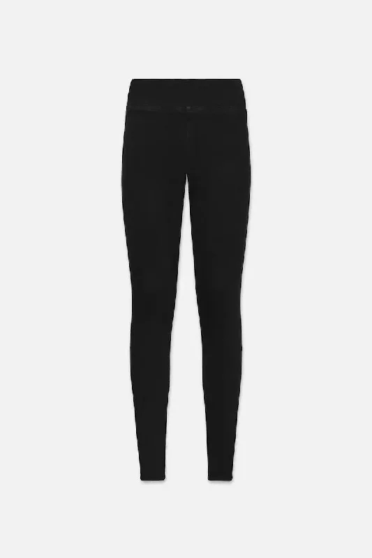 Frame - Shiny Knit Legging (Black)