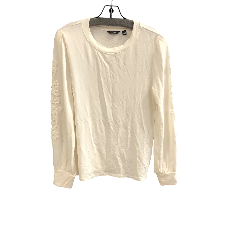 Top Long Sleeve By G By Giuliana In White, Size: M