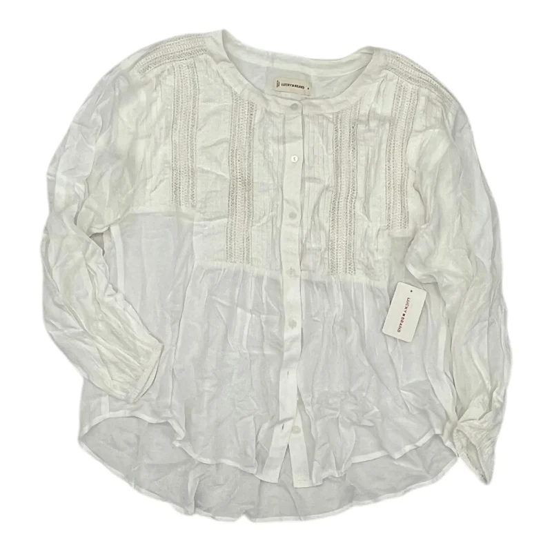 Top Ls By Lucky Brand In Cream, Size:M