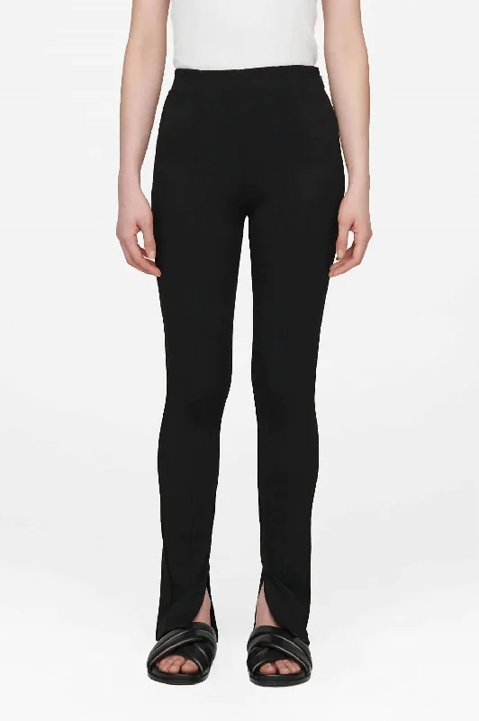 Max Slit Pant In Black