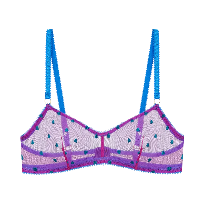 Mabel Heart Embroidery Bralette