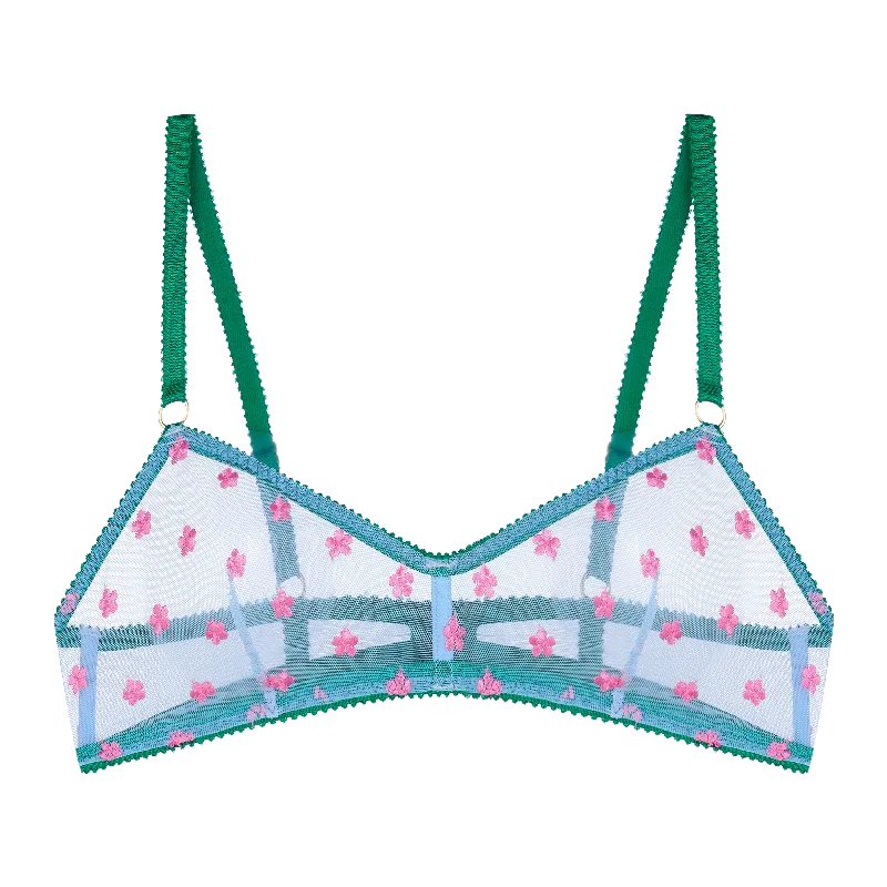 Sage Embroidery Bralette