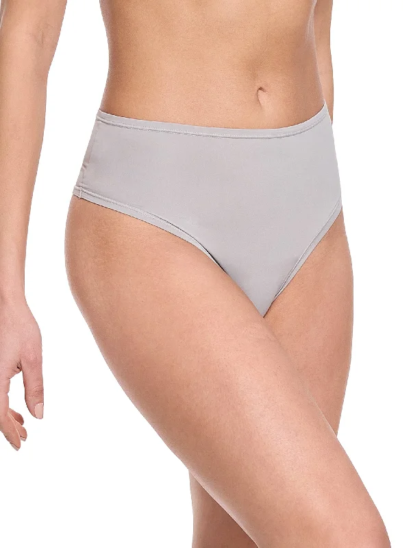 YourFit™ High Rise Thong Sleep In Grey