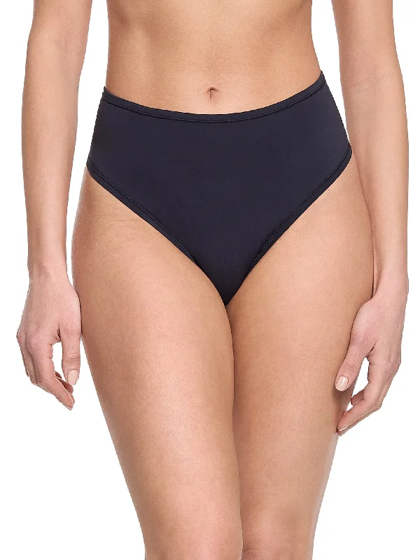 YourFit™ High Rise Thong Black