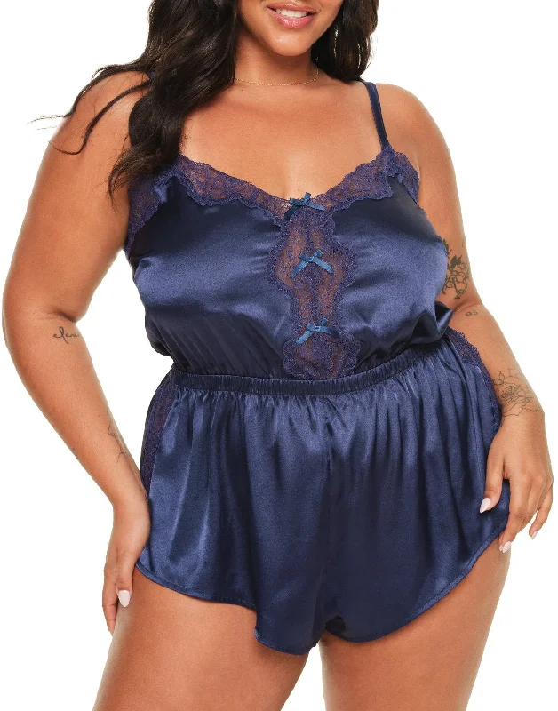 Cilla Women's Plus-Size Romper Lingerie