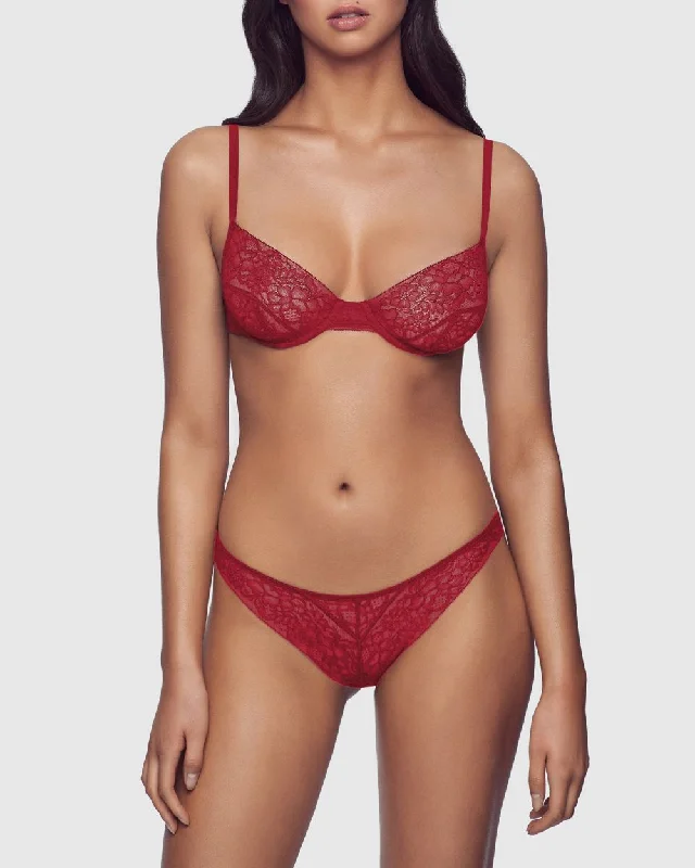 Bandage Stretch Lace Demi Bra