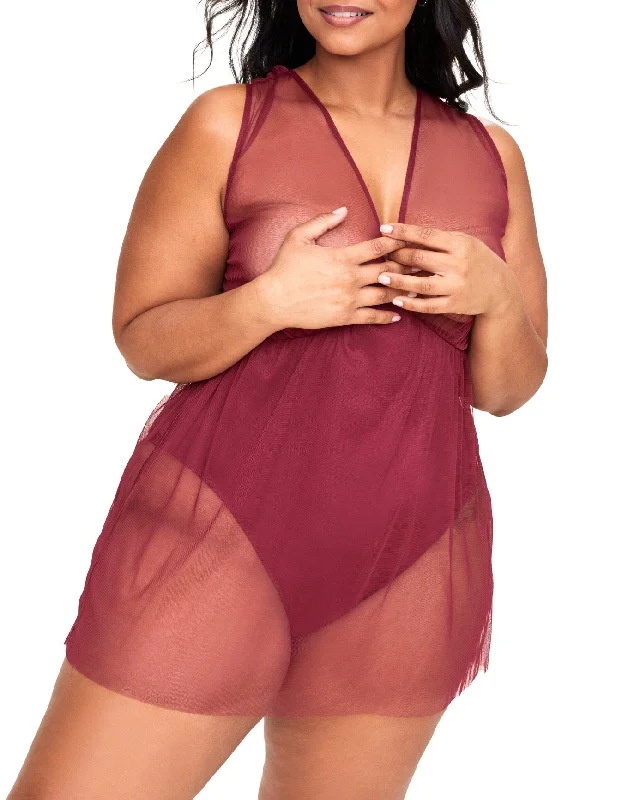 Lismore Women's Plus-Size Babydoll Lingerie