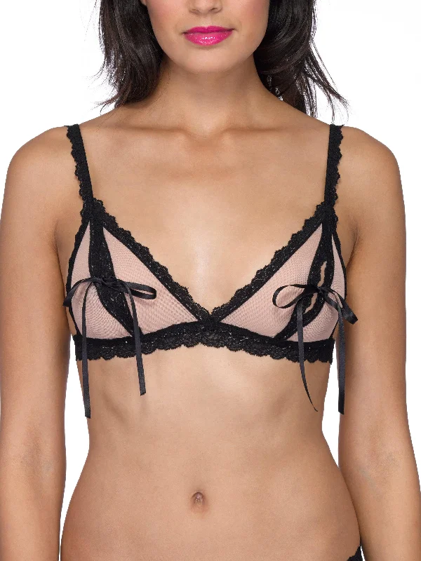 &oh™ Nude Illusion Tie Bralette