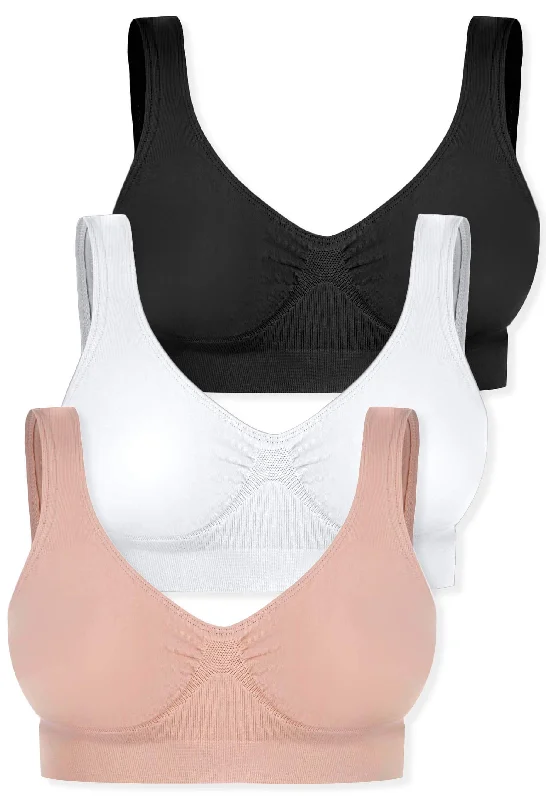 Pregnancy Bamboo Sleep Bra - 3 Pack